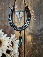 Load image into Gallery viewer, Horse Memorial Gift - Angel Wings Horseshoe