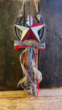 Load image into Gallery viewer, American Flag Rustic Horseshoe