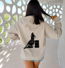 Load image into Gallery viewer, Custom Barrel Racer Hoodie for Cowgirls