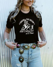 Load image into Gallery viewer, Barrel Racer T-shirt for Rodeo Lovers - Chasing Dreams
