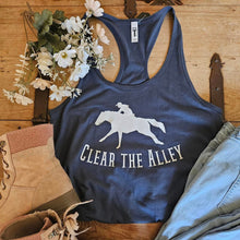 Load image into Gallery viewer, Barrel Racer Tank Top - Clear The Alley