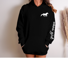 Load image into Gallery viewer, Horse Lover Hoodie - Official Whoa Girl Designs Apparel