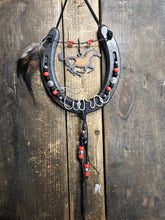 Load image into Gallery viewer, Horse Gift for Equestrians and Barrel Racers - Hanging Horseshoe Decor