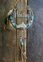 Load image into Gallery viewer, Horse Gifts for Horse Lovers- Custom Horse Gift for Equestrians - Silver Horse Collection with Dark Purple Accents