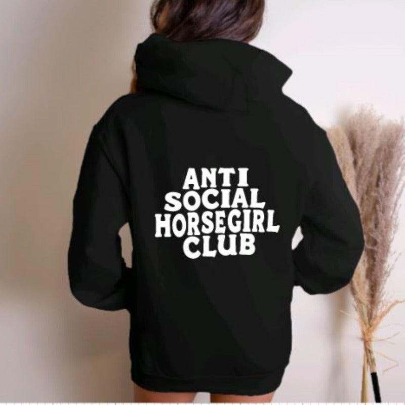 Horse Hoodie for Anti Social Horse Girls