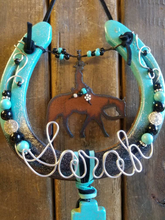 Load image into Gallery viewer, Personalized Horse Gift -Horse Lover Gift for Equestrians - Spirit Horseshoe