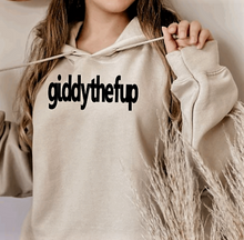 Load image into Gallery viewer, Funny Horse Lover Hoodie - giddythef up