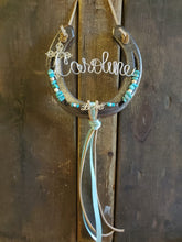 Load image into Gallery viewer, Horse Memorial Gift - The Blessing Rustic Horseshoe