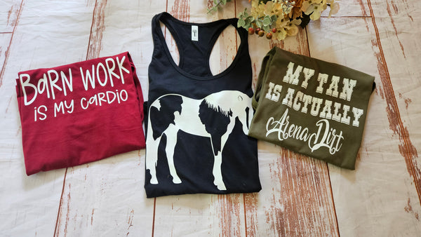 Paint Horse Graphic Tank Top