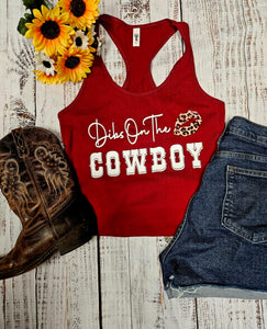 Dibs on the Cowboy Graphic Tank Top