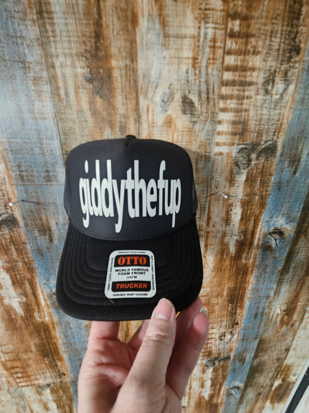 giddythefup Trucker Hat for Horse Lovers