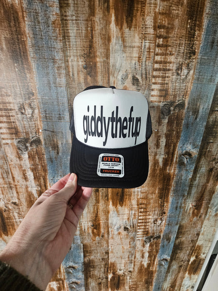 giddythefup Trucker Hat for Horse Lovers