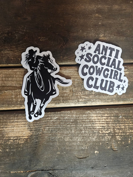 Horse Stickers - Barrel Racer Pack