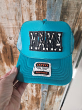 Load image into Gallery viewer, Trucker Hat - Glitter Cheetah Mama
