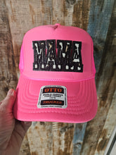 Load image into Gallery viewer, Trucker Hat - Glitter Cheetah Mama

