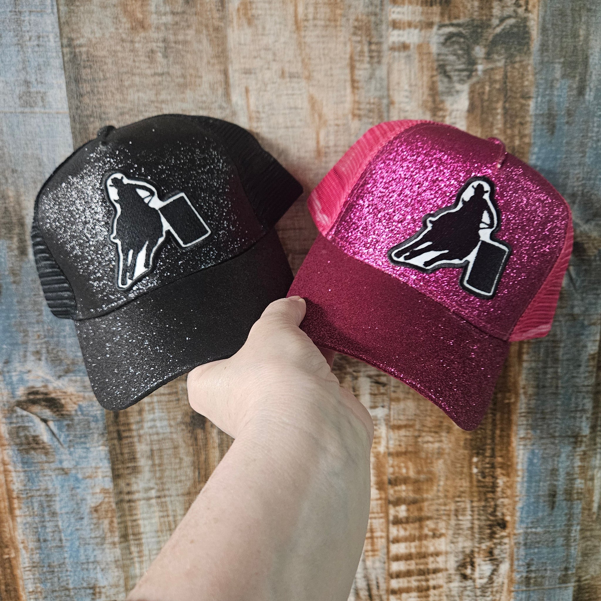 Barrel Racer Hat - Glittery Baseball Cap