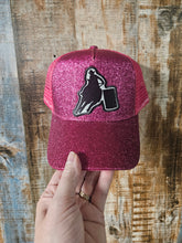Load image into Gallery viewer, Barrel Racer Hat - Glittery Baseball Cap
