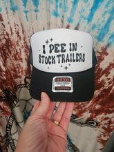 Load image into Gallery viewer, I Pee in Stock Trailers Fun Horse Lover Hat
