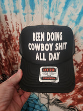 Load image into Gallery viewer, Cowboy Shit Trucker Hat for Horse Lovers
