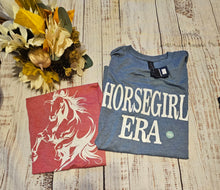 Load image into Gallery viewer, T-shirt Bundle Smalls- Horsegirl Era &amp; Boho Horse Running  Tees
