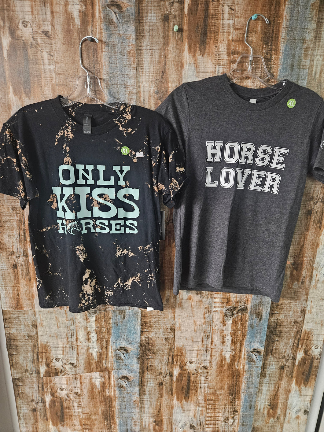 KIDS T-shirt Bundle X Larges- Only Kiss Horses/ Horse Lover Tees