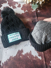 Load image into Gallery viewer, Funny Horse Beanie with Pom Pom Winter Hat - Would Not Pass a Vet Check
