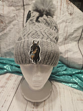 Load image into Gallery viewer, Horse Lover Beanie Winter Hat - Mustang Pony
