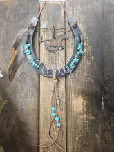 Load image into Gallery viewer, Horse Lover Gift -Personalized Horse Gift - Amber Horseshoe Decor
