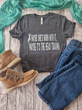 Load image into Gallery viewer, Funny Horse Lover T-shirt- Maybe She Was Born with it..
