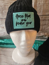 Load image into Gallery viewer, Funny Horse Beanie Winter Hat - Horse Mom of the Year
