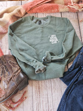 Load image into Gallery viewer, Funny Horse Lover Crewneck Sweatshirt - Anti-Social Horsegirl
