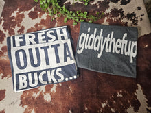 Load image into Gallery viewer, T-shirt Bundle-giddythefup/ Fresh Outta Bucks LARGE Tees
