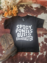 Load image into Gallery viewer, Funny Horse Shirt for Kids - Spicy Ponies Build Character
