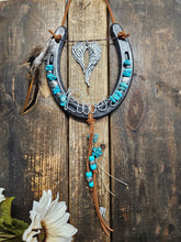 Load image into Gallery viewer, Horse Memorial Gift - Angel Wings Horseshoe
