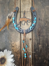 Load image into Gallery viewer, Personalized Horse Gift - Amber Horseshoe Decor
