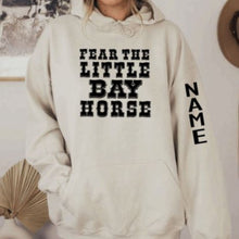 Load image into Gallery viewer, Personalized Horse Lover GIft - Fear the Little Bay Horse Hoodie

