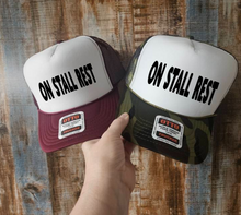 Load image into Gallery viewer, Horse Trucker Hat - ON STALL REST
