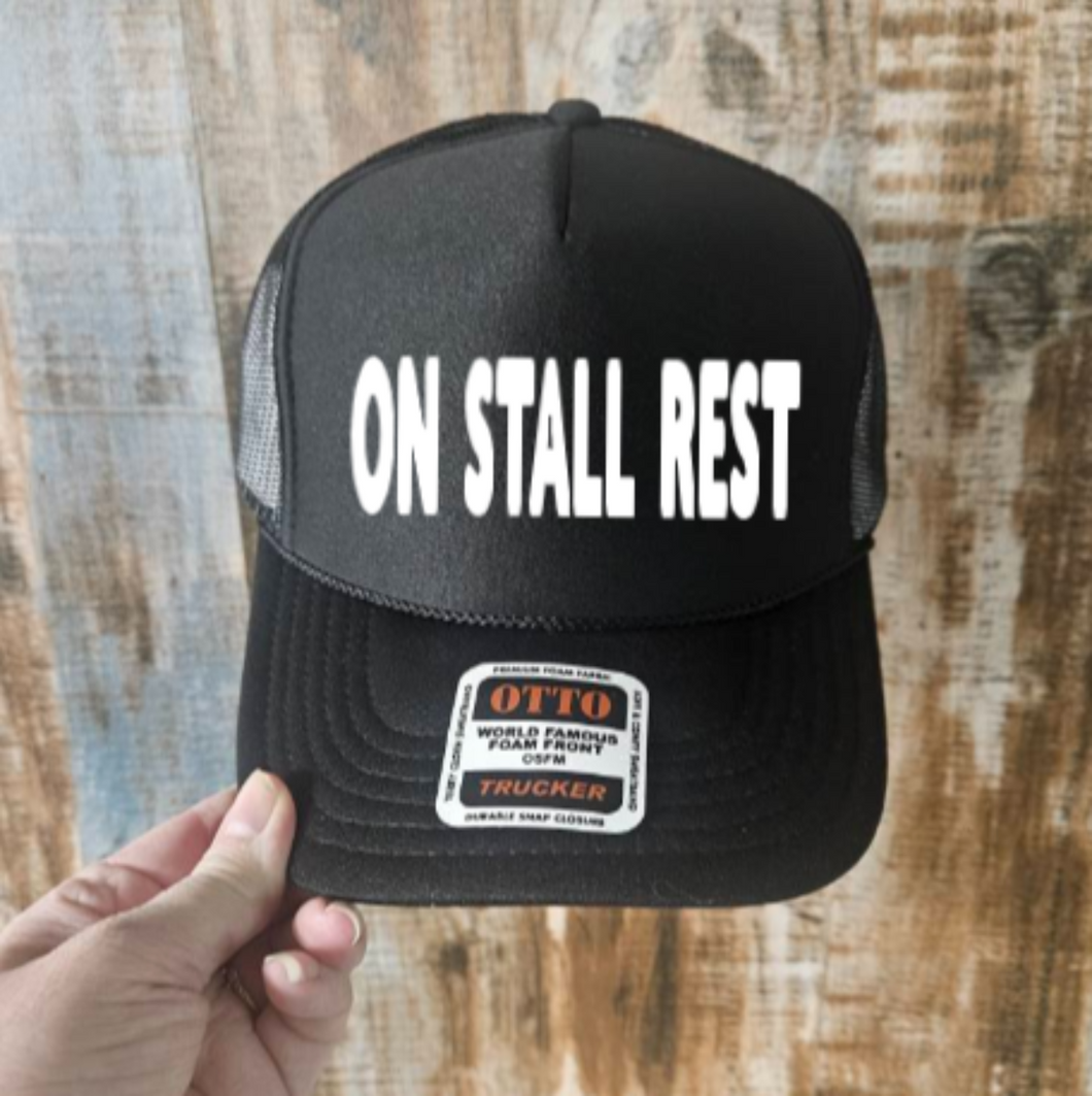 Horse Trucker Hat - ON STALL REST
