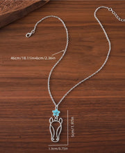 Load image into Gallery viewer, Horse Necklace with Turquoise Star
