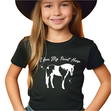 Load image into Gallery viewer, Kids Horse Tee - I Love My Paint Horse

