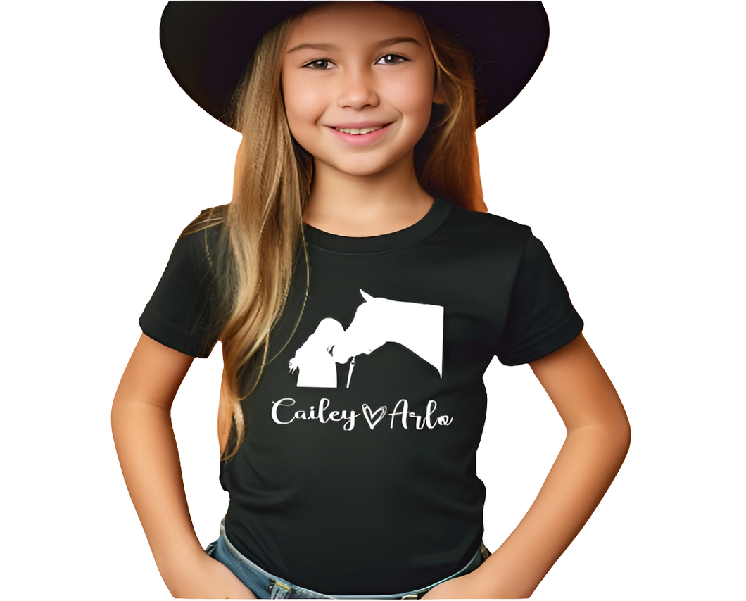 Horse Lover T-shirt for Kids - Personalized Horse Gift