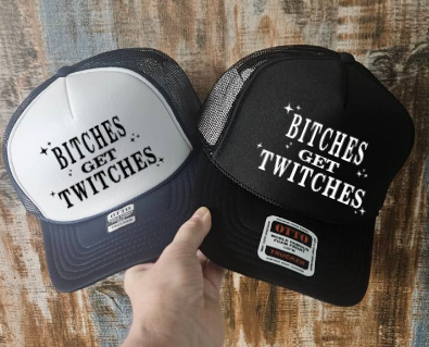 Horse Trucker Hat - Bitches Get Twitches