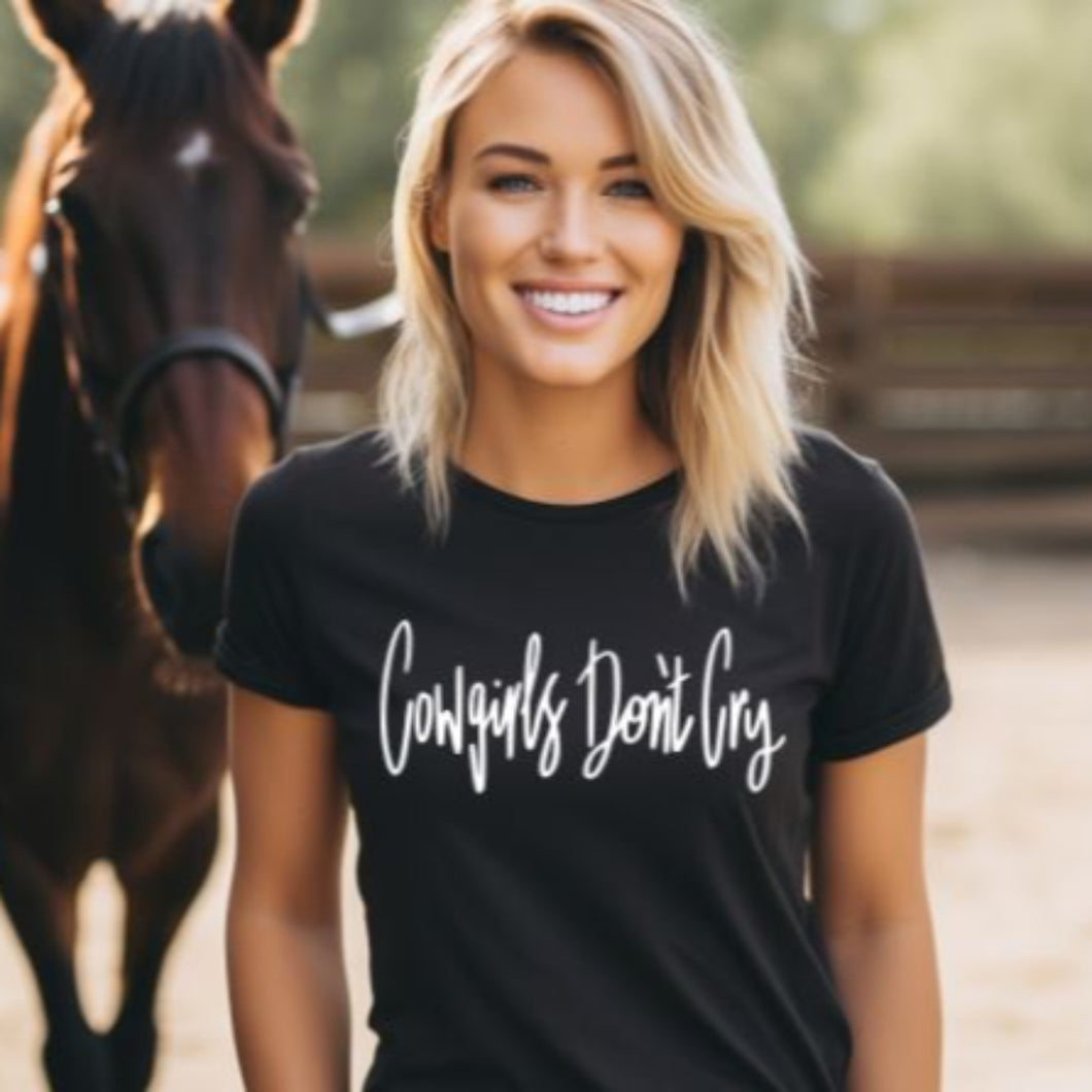 Cowgirls Don't Cry Graphic T-shirt