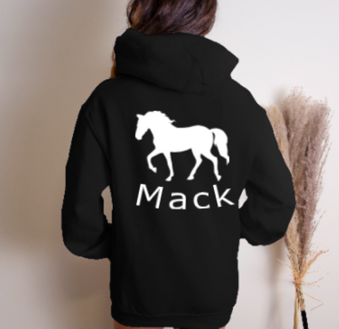 Custom Horse Name Hoodie