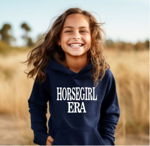 Horse Hoodie for Kids - Horse Girl Era Sweatshirt