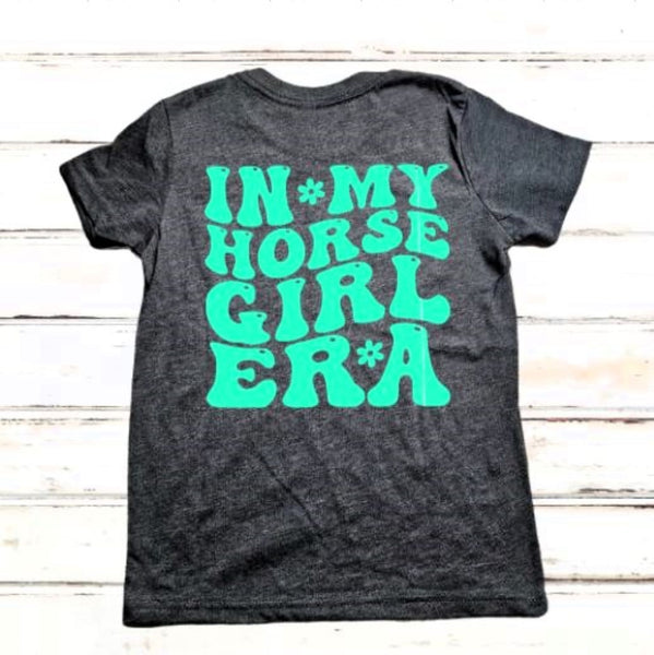 Horse Lover Gift for Kids - In My Horsegirl Era Custom T-shirt