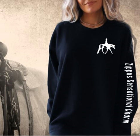 Custom Horse Lover Gift - Paint Horse Crewneck Sweatshirt