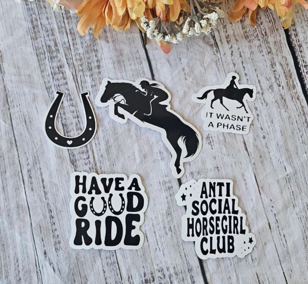 Horse Stickers - Horse Jumper Pack