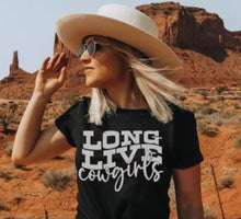 Load image into Gallery viewer, long live cowgirl shirt
