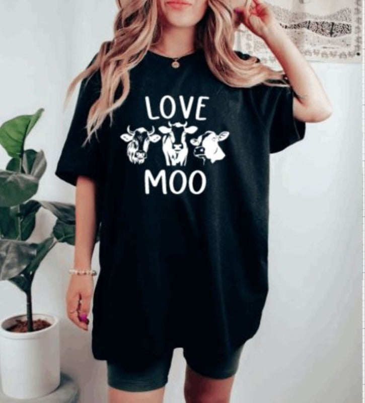 Love Moo Cow Lover T-shirt for Valentine's Day
